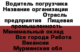 Водитель погрузчика › Название организации ­ Fusion Service › Отрасль предприятия ­ Пищевая промышленность › Минимальный оклад ­ 21 000 - Все города Работа » Вакансии   . Мурманская обл.,Снежногорск г.